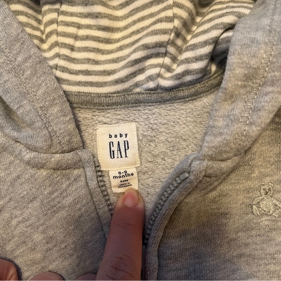 GAP BABY FOOTED BODYSUIT with HOOD - Picture 3 of 3